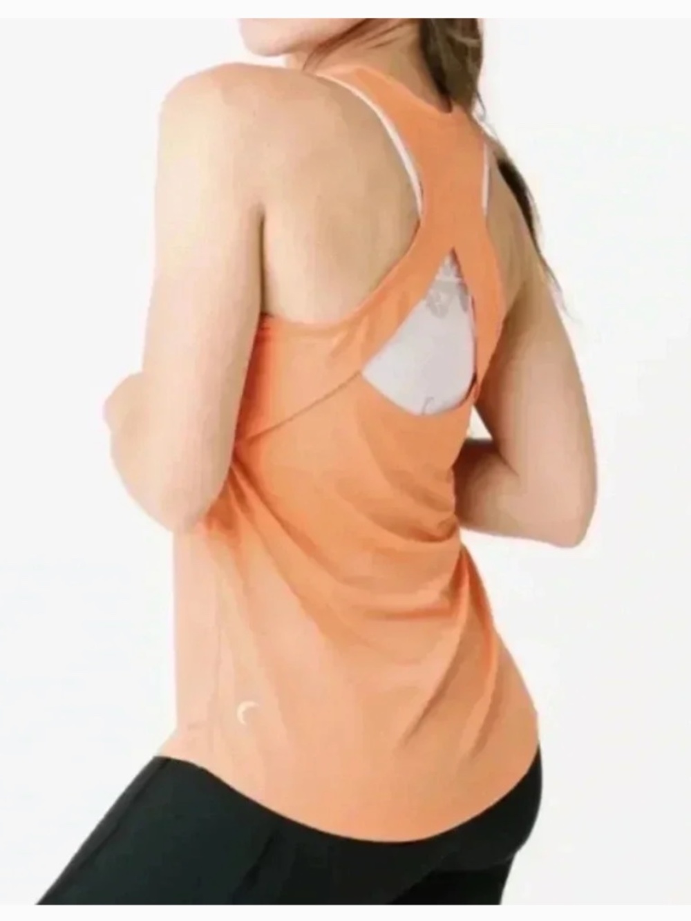 ZYIA ACTIVE Vented Open Back Tank Morning Sun Size Medium